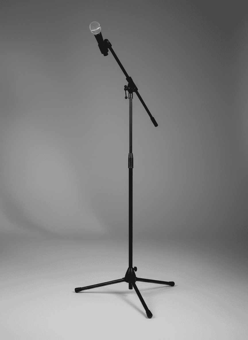 Mikrofon på stativ – hyra mikrofon i Stockholm för tal och event, Norrklang Sounds