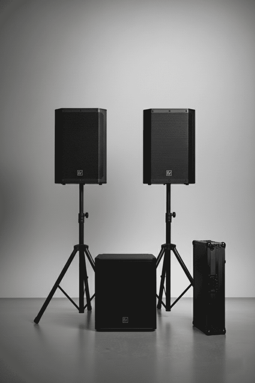 Ljudpaket ∼ 120 personer + DJ-bord