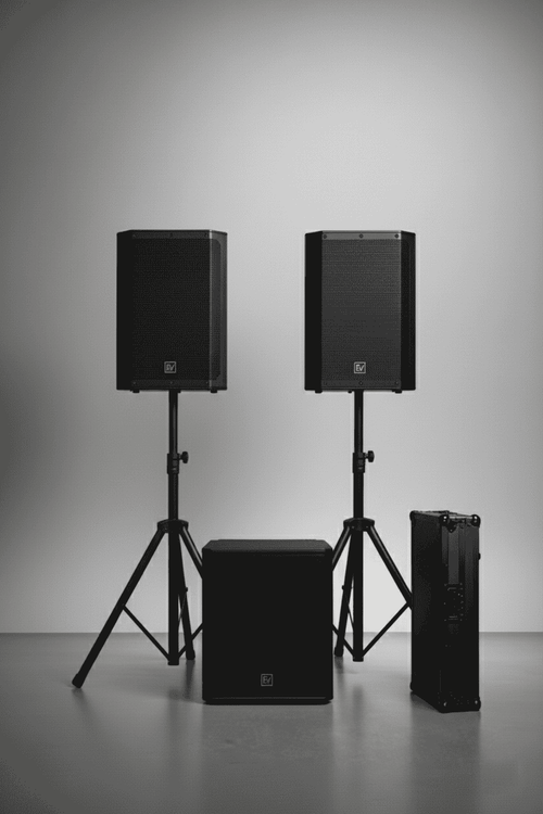 Ljudpaket ∼ 120 personer + DJ-bord